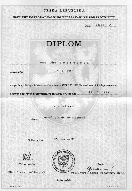 Diplom - Neurologie II.